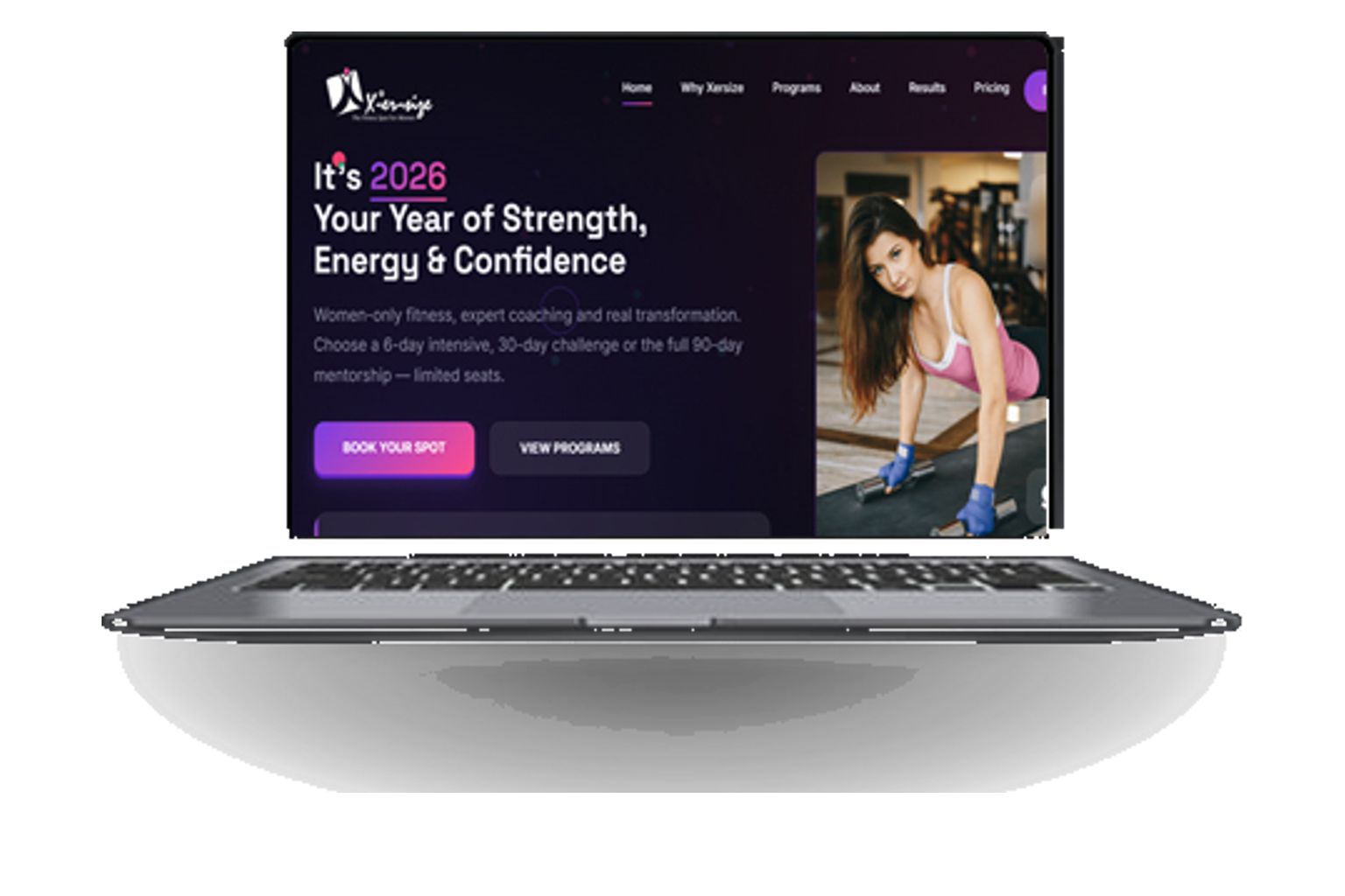 Xersize fitness website