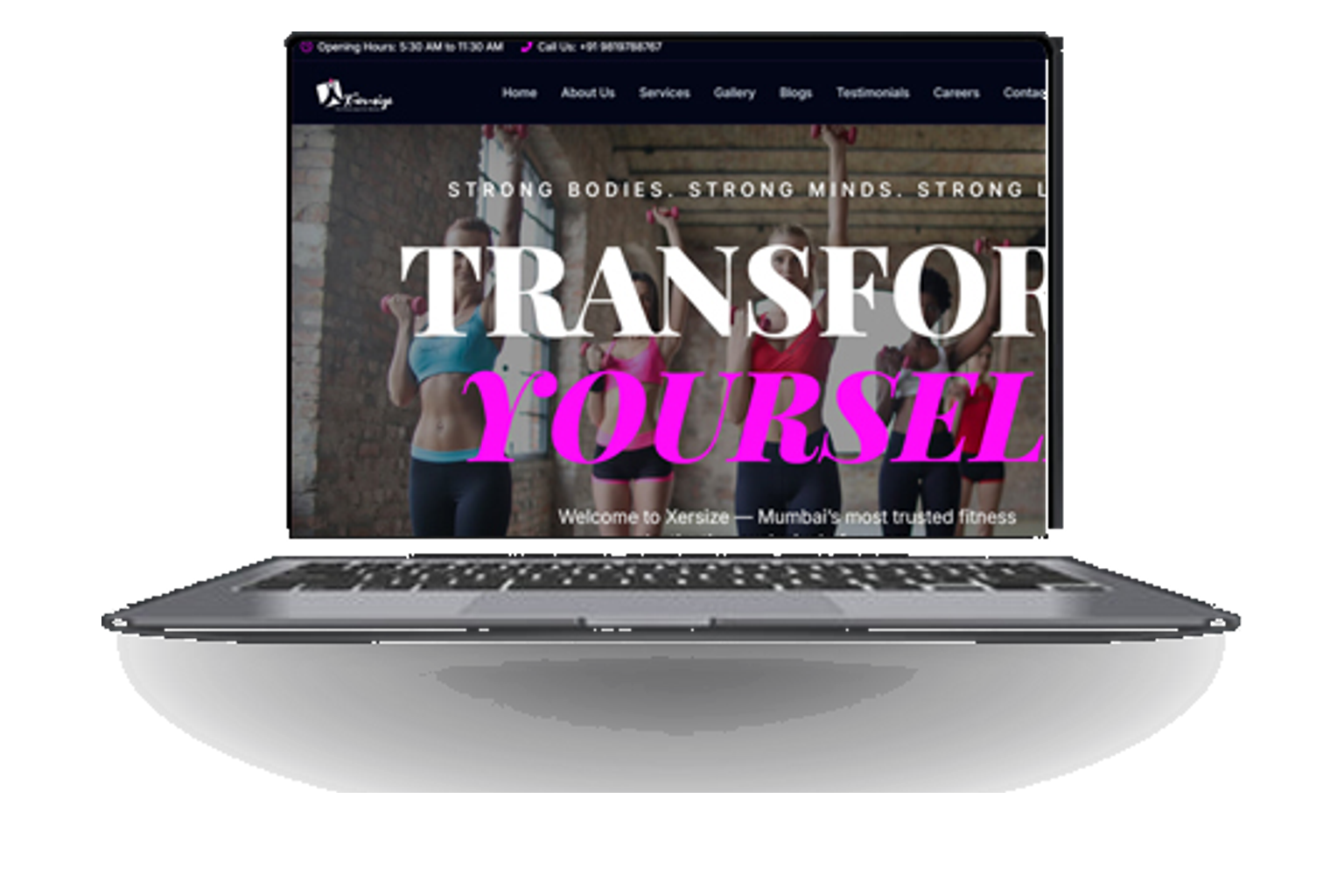 Xersize gym website