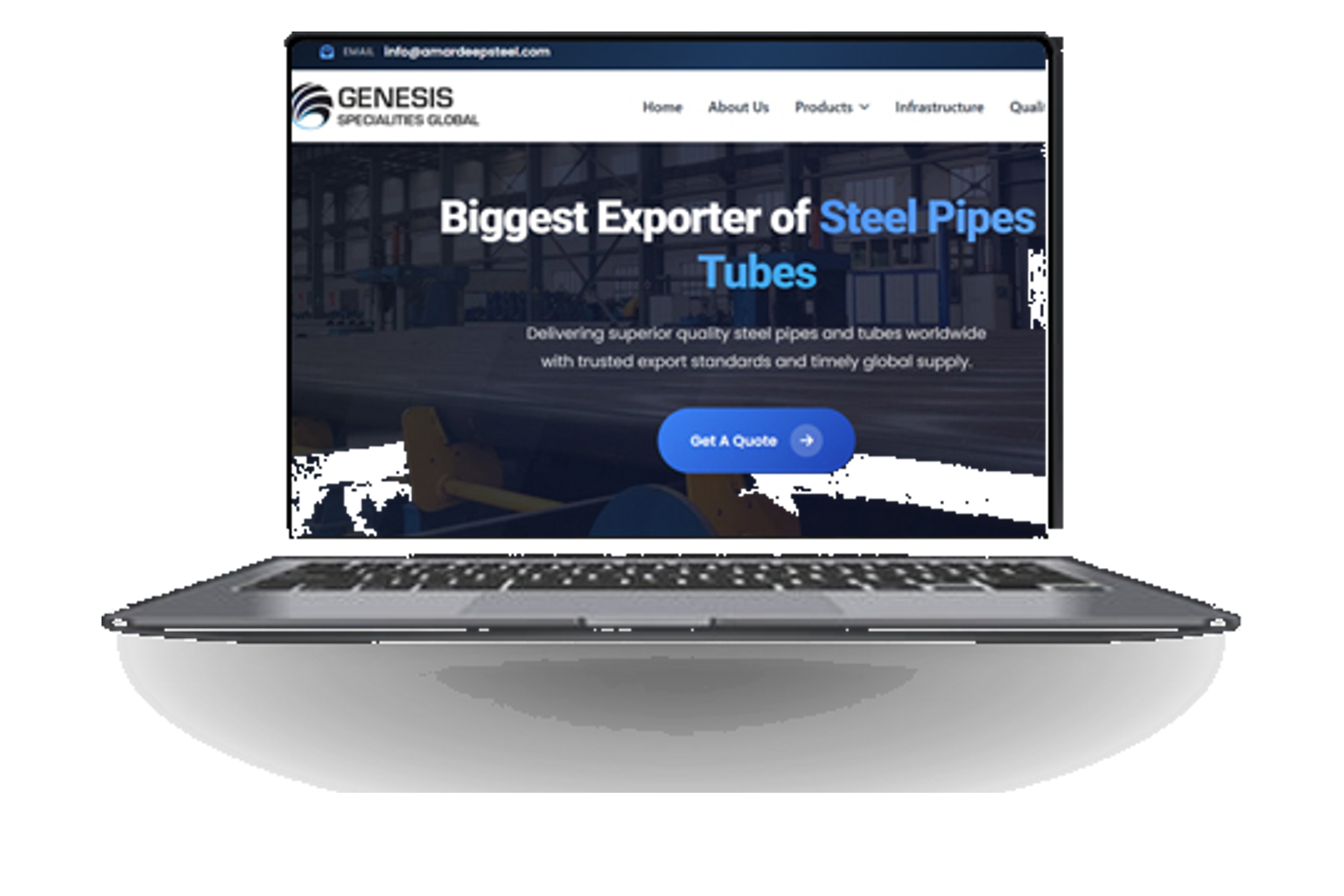 Genesis Specialities Global steel website